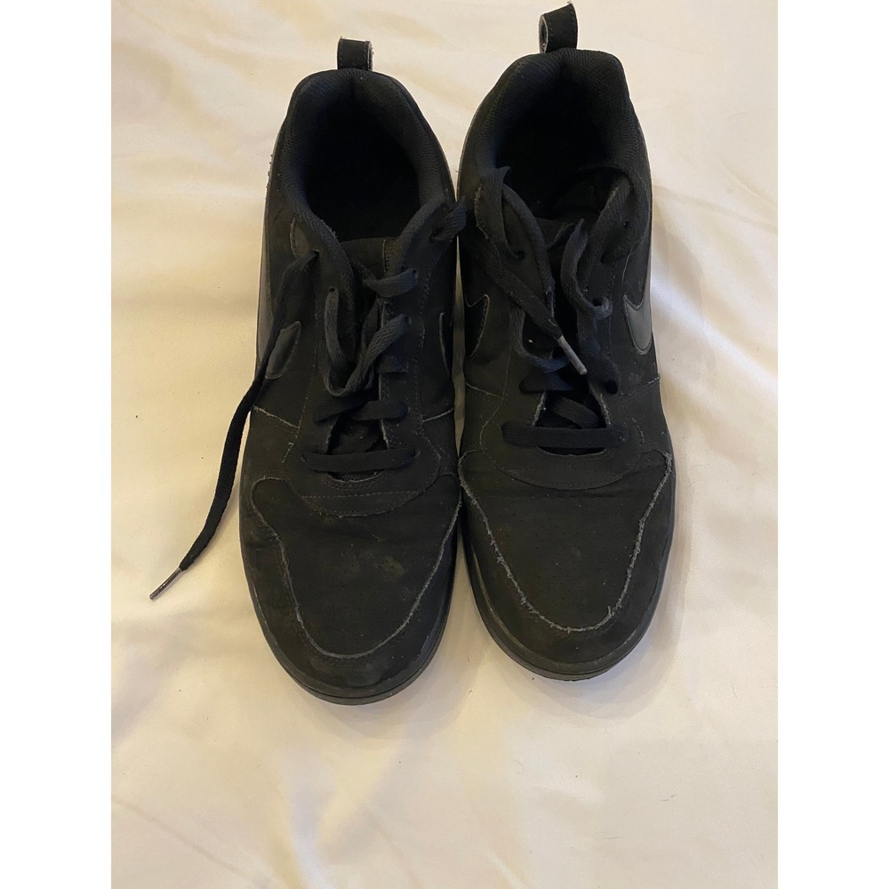 Nike Men Suede Streetwear Court Borough Low Sneakers 838937-001 11.5 Black